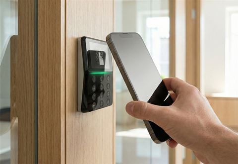 Genom att lagra access direkt i mobilens inbyggda plånbok, så kallad native wallet, kan tillträde hanteras på samma sätt som betal- och ID-kort. Genom att lagra access direkt i mobilens inbyggda plånbok, så kallad native wallet, kan tillträde hanteras på samma sätt som betal- och ID-kort.